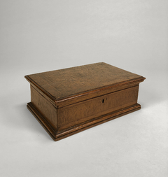 Caja en roble con parqueterie