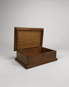 Caja en roble con parqueterie - comprar online