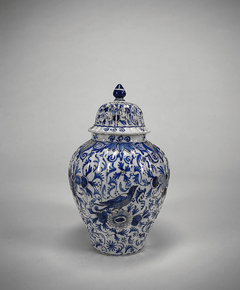 Potiche en porcelana Holandesa Delft