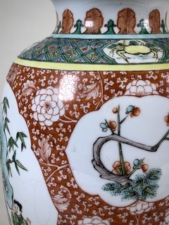 Lámpara Porcelana China Famille Verte en internet