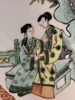 Imagen de Lámpara Porcelana China Famille Verte