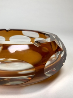 Cenicero cristal  facetado - comprar online