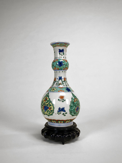 Vaso  porcelana China Famille Verte.