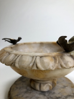 Imagen de Centro Francés en  alabastro con aves