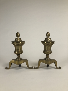 Par de Chenets en bronce