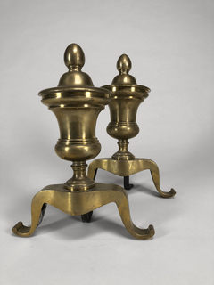 Par de Chenets en bronce - Mayflower