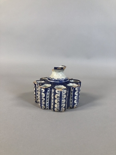 Tintero Marroquie  terracota esmaltado - comprar online
