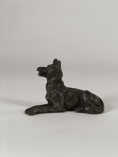 Escultura Perro de bronce