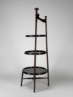 Cake stand estilo Georgean en caoba - tienda online