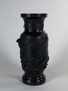 Vaso Chino bronce empavonado