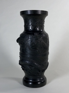 Vaso Chino bronce empavonado - comprar online