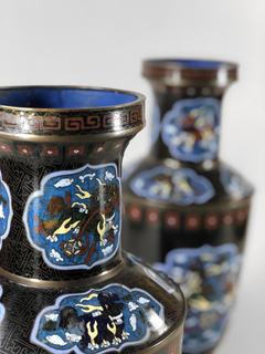 Cloisonne japoneses del Siglo XIX en internet