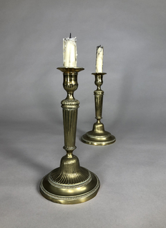 Candeleros ingleses bronce Siglo XVIII - comprar online