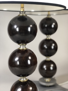 Lámparas de diseño con bochas antiguas y hierro - Mayflower