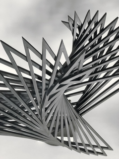 Escultura "Águila patagónica negra" en internet