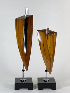 Escultura  en maderas y acrílico - tienda online