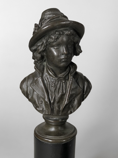 Bustos en bronce cincelado con pedestal en internet