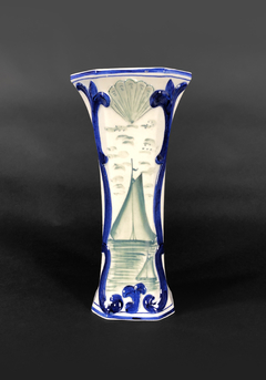 Vaso de porcelana Holandesa Delft - comprar online