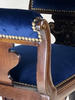 Banqueta Inglesa en caoba con marqueterie - tienda online