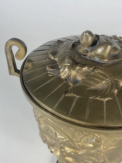 Crátera Francesa de bronce dorado al oro mercurio - Mayflower