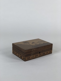Caja en madera con marqueterie