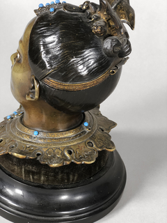 Tinteros guerreros tibetanos en bronce - comprar online