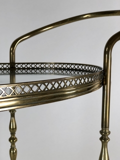 Mesa carro Francesa en bronce - Mayflower