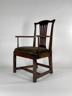 Sillón Inglés Chippendale en caoba en internet