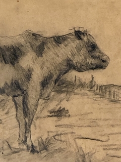 Grabado en carbonilla L. Cordiviola - comprar online
