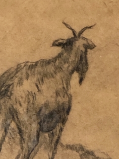 Grabado en carbonilla L. Cordiviola. - comprar online