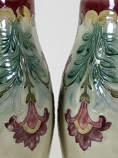 Par de vasos Ingleses en porcelana en internet