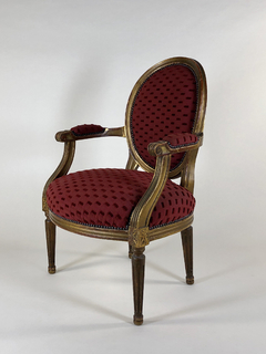 Sillones Franceses en haya dorada a la hoja - Mayflower