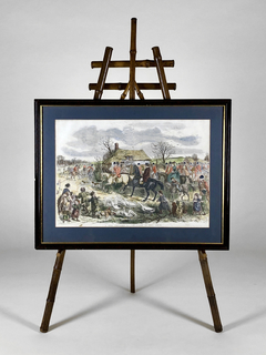 Acuarela firmada por John Leech
