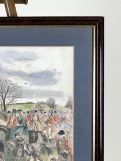 Acuarela firmada por John Leech - comprar online
