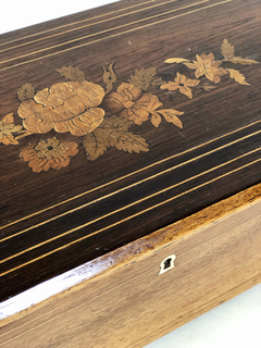 Caja Alemana con marqueterie - Mayflower