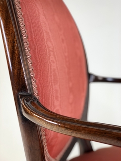 Sillón Inglés en madera de caoba - Mayflower