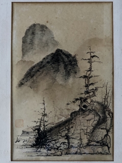 Pintura japonesa  en tinta china en internet
