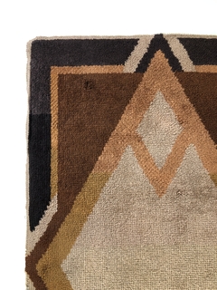 Alfombra Art-Deco realizada en lana y seda - comprar online