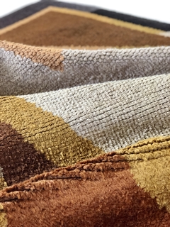 Alfombra Art-Deco realizada en lana y seda - tienda online