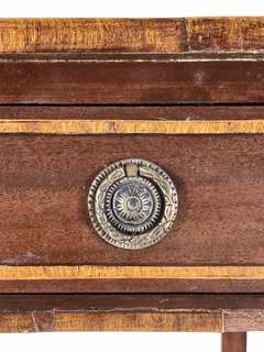 Mesita Inglesa en caoba y satinwood