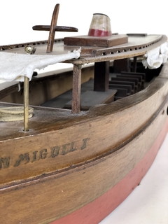 Maqueta lancha de madera - Mayflower