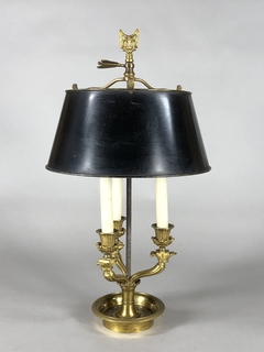 Lámpara bouillotte francesa época Napoleón III en bronce