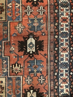Imagen de Alfombra Heriz en lana y seda