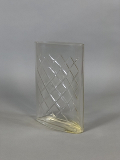 Florero oval en cristal