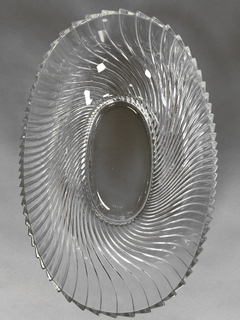 Centro de cristal Francés oval - Mayflower