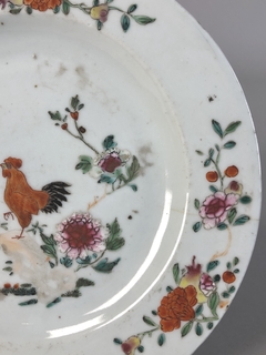 Plato porcelana Compañía de Indias Famille Rose en internet
