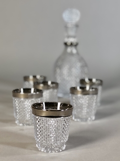 Botellón y vasos en cristal - Mayflower