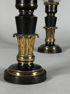 Stormlights Franceses en bronce y cristal Circa 1790 en internet