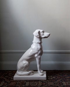 Escultura Perro cerámica