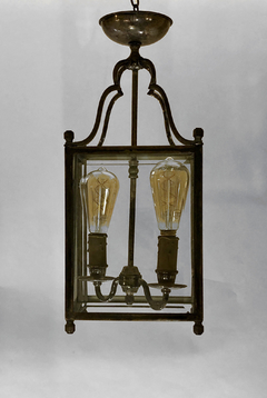 Farol Francés bronce 2 luces